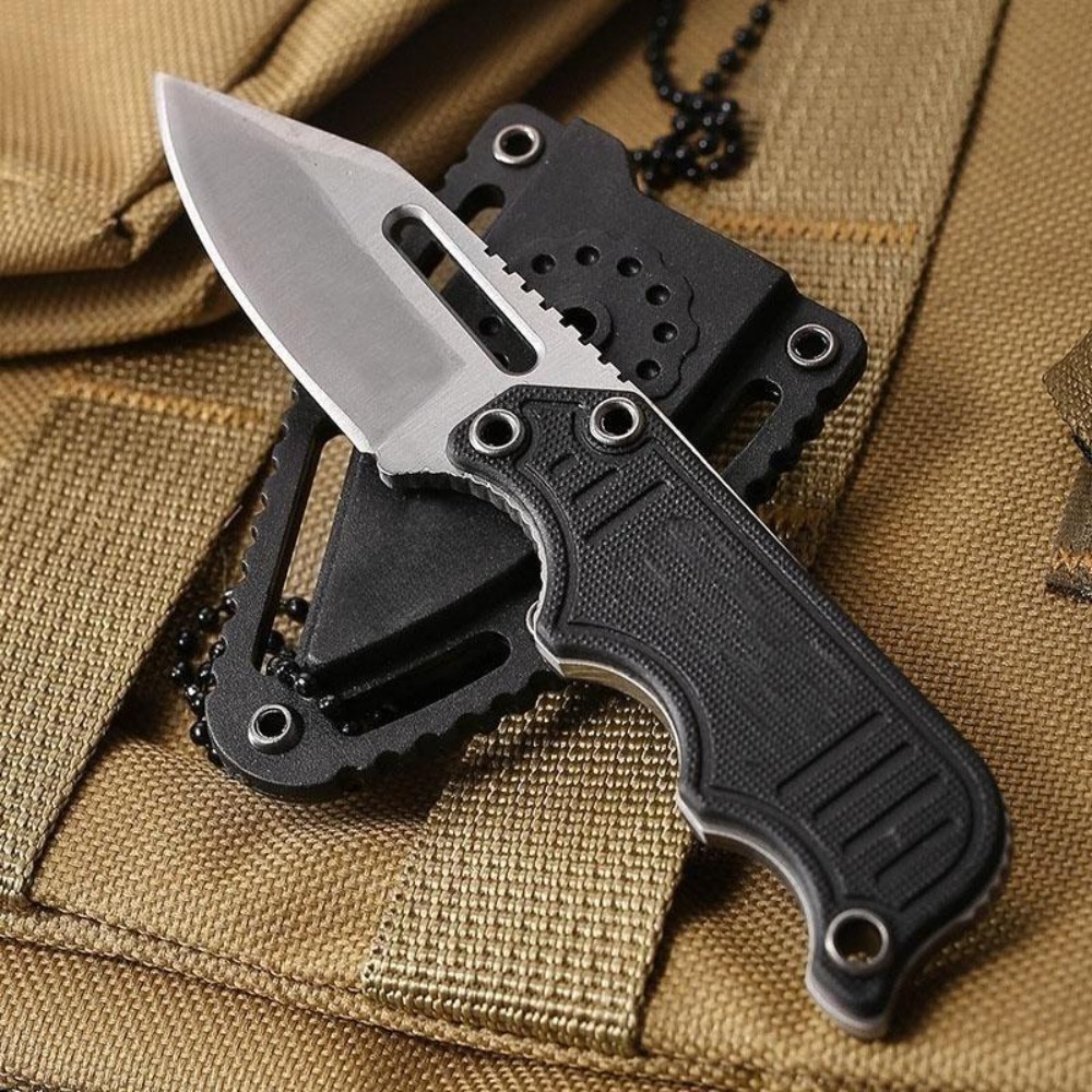 Edc Fixed Blade Deep Carry - Portable Neck Knife with Kydex Sheath