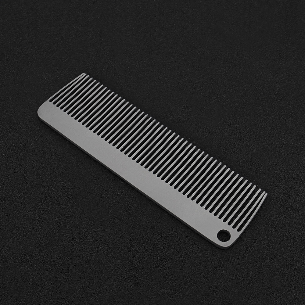 Comb Pocket Titanium - Portable Comb Titanium Alloy Combs Keychain