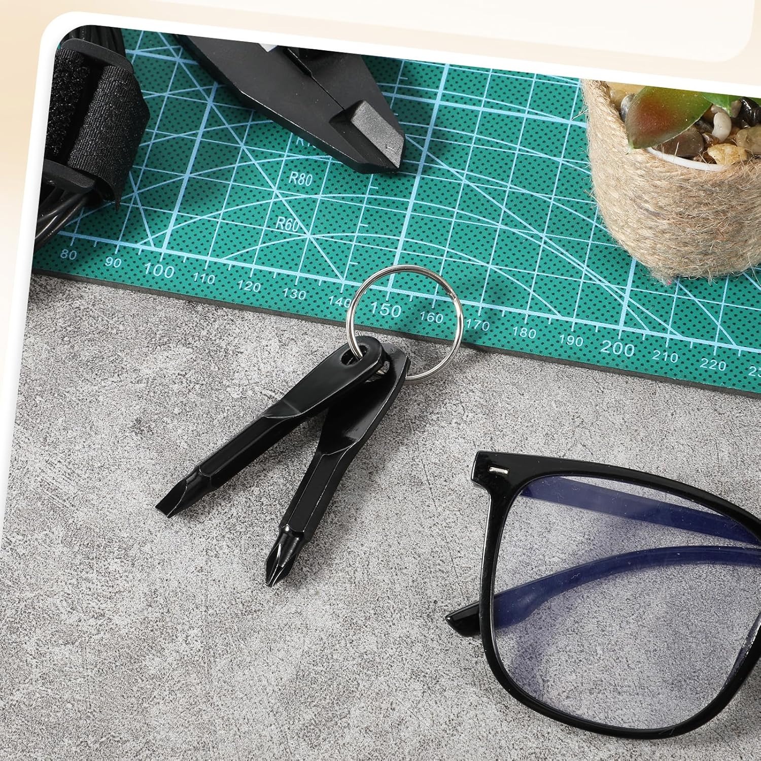 Edc Daily Carry - Set of 4 Black Portable EDC