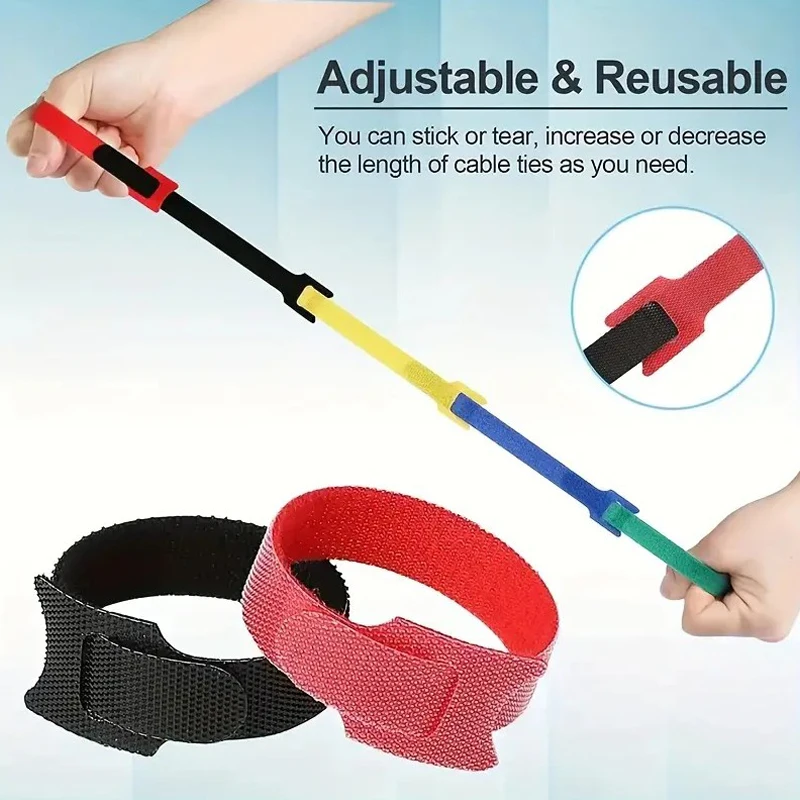 50pcs Reusable Hook and Loop C – Gear Tie Reusable recenzja i cena
