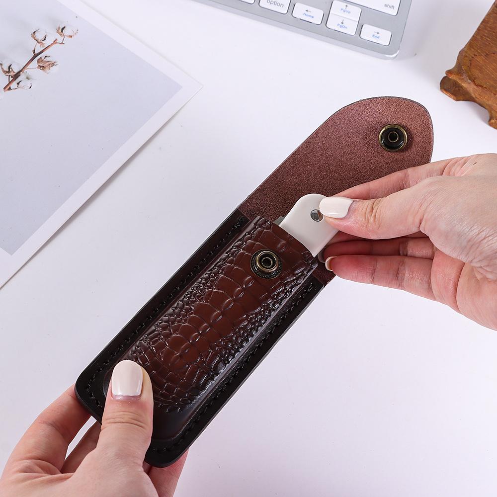 Cowhide Leather Sheath for Fol – Edc Everyday Carry Knives recenzja i cena