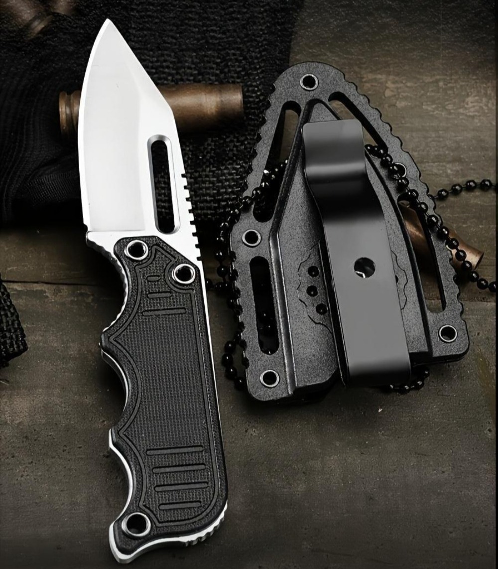 Portable Neck Knife with Kydex – Edc Fixed Blade Deep Carry recenzja i cena