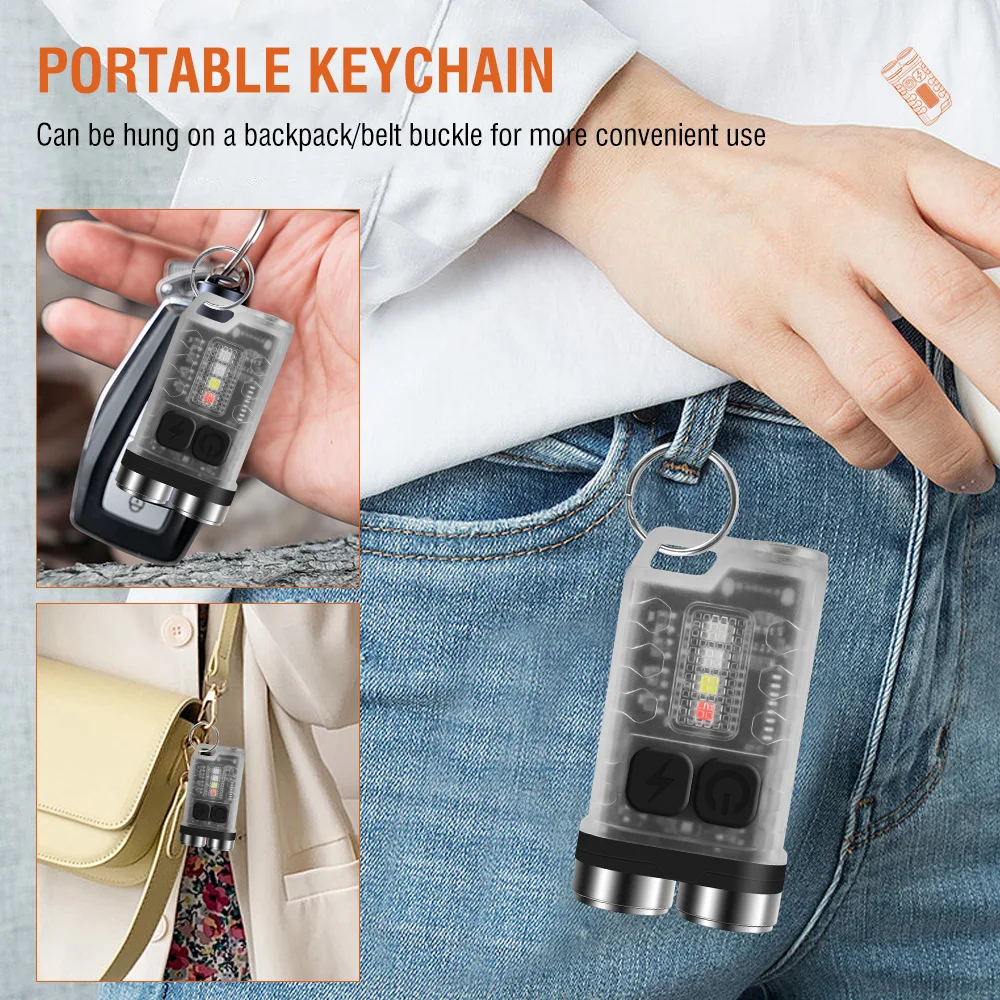 BORUiT V3 LED Keychain Portabl – Keychain Flashlight recenzja i cena