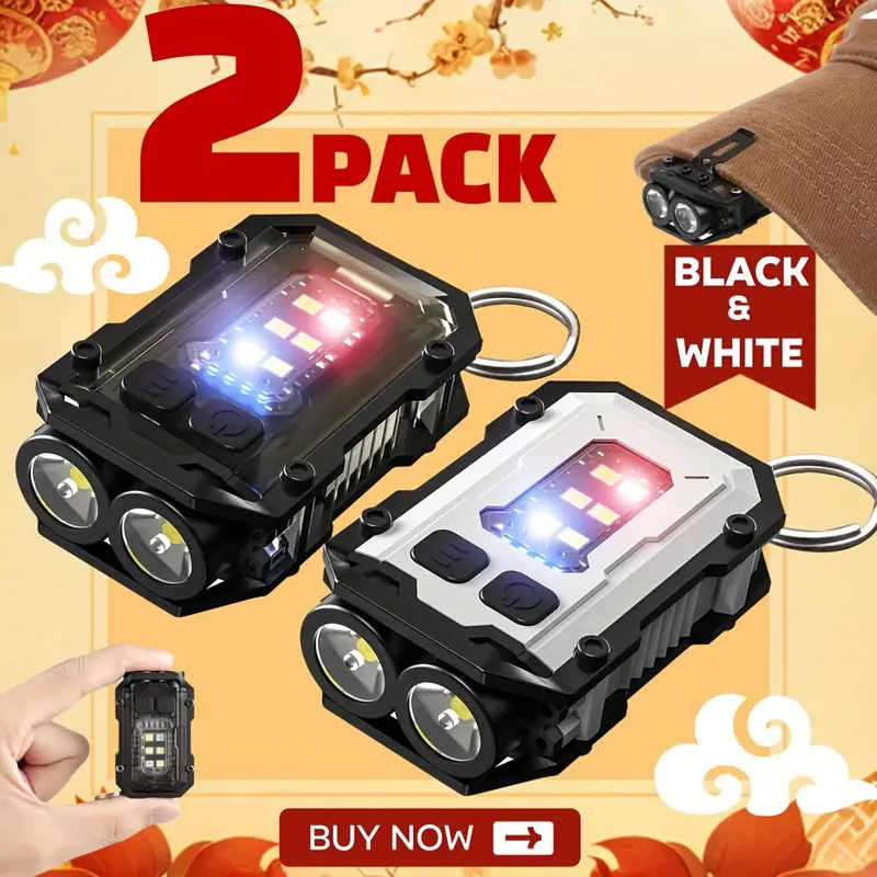 Clip-On Flashlight Rechargeabl – Keychain Flashlight recenzja i cena