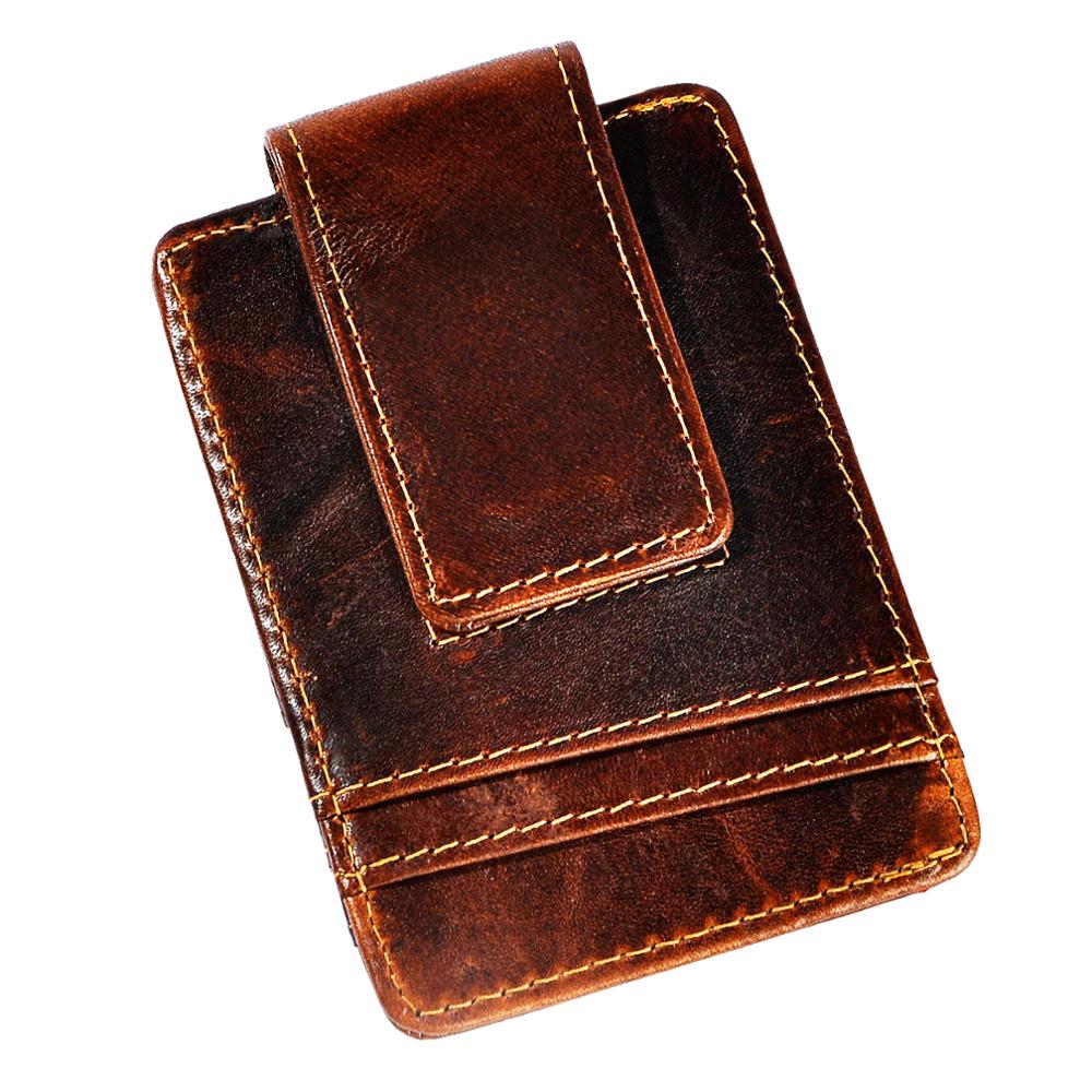 2020 Trend Real Leather Magnet – Money Clip Magnetic recenzja i cena