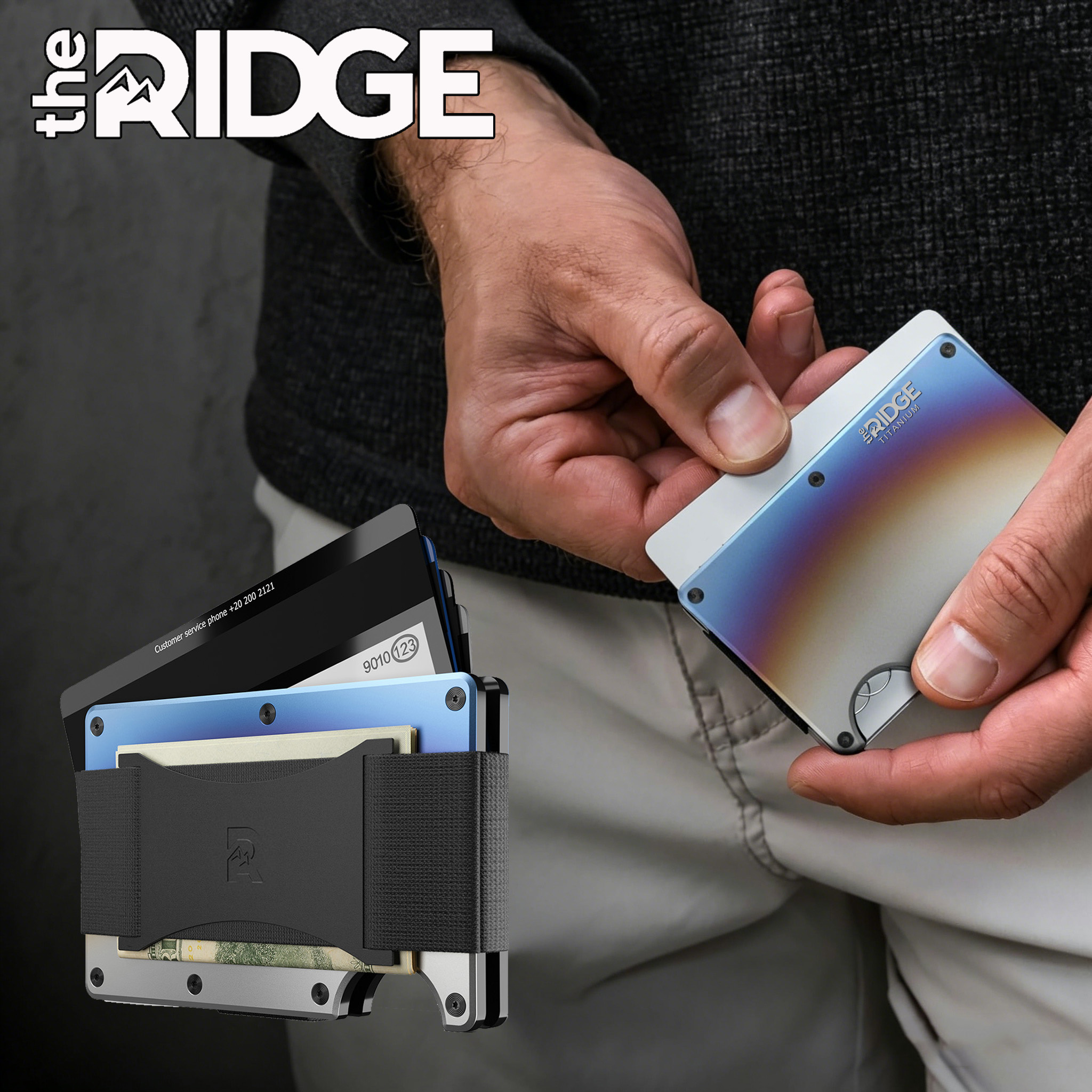 The Ridge Wallet for Men, RFID – Wallet Slim Titanium recenzja i cena