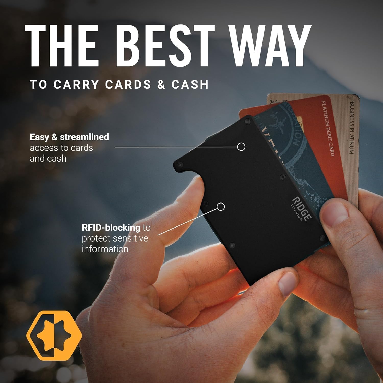 The Ridge Wallet for Men, RFID – Wallet Slim Titanium recenzja i cena