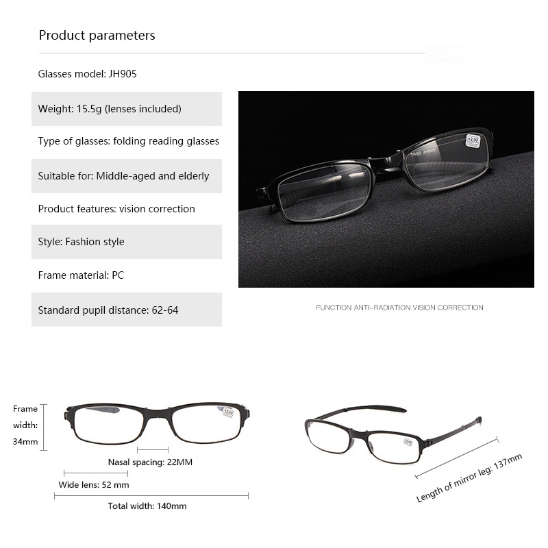 Design Reading Glasses Men Wom – Wallet Slim Titanium recenzja i cena