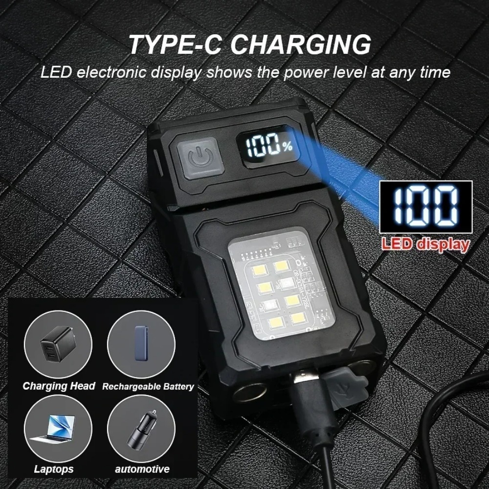 180° Rotatable LED Flashlight  – Keychain Flashlight recenzja i cena