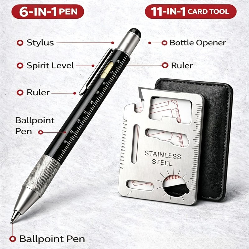 Men Gifts 6-in-1 Multitool Pen – Edc Carry Pen recenzja i cena