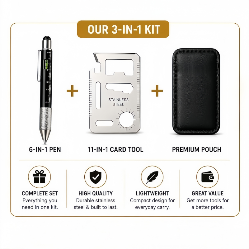 Men Gifts 6-in-1 Multitool Pen – Edc Carry Pen recenzja i cena