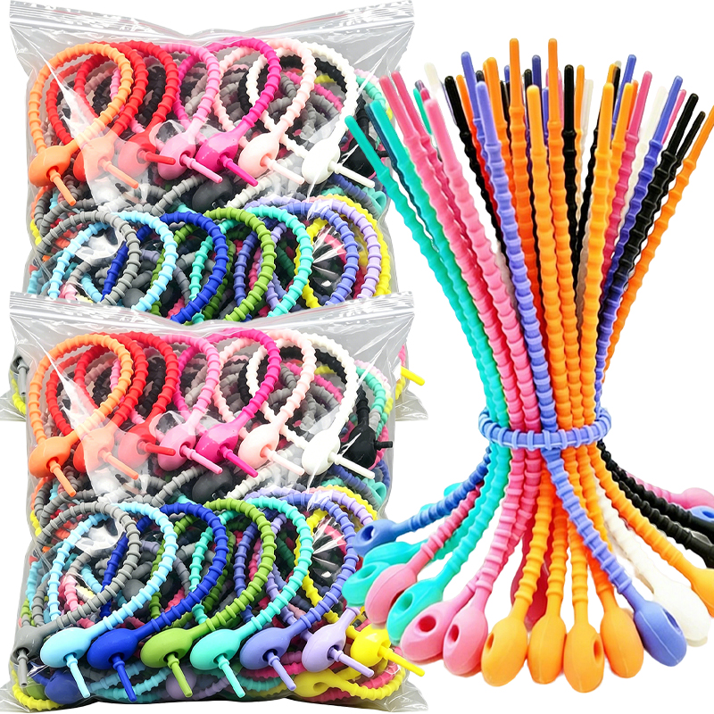 200Pcs/Lot Silicone Reusable B – Gear Tie Reusable recenzja i cena