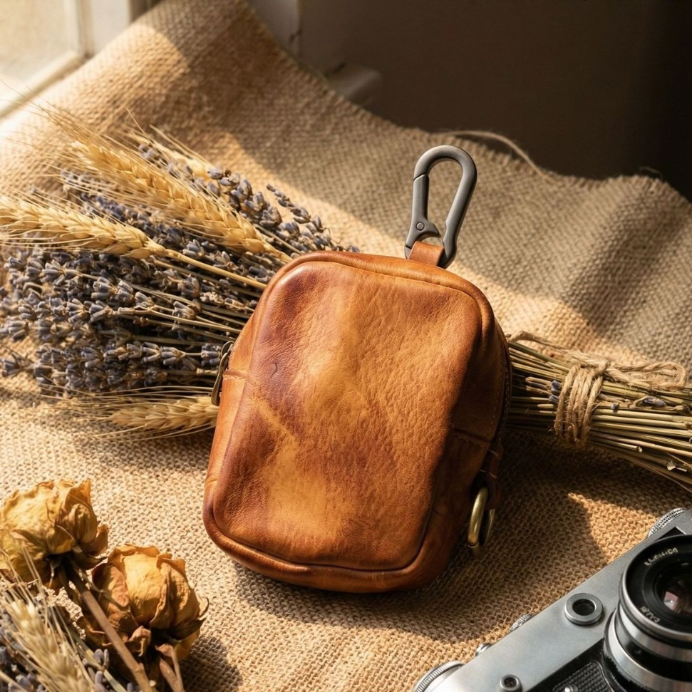 Rugged Vintage Leather Mini Cl – Edc Carry Coins recenzja i cena