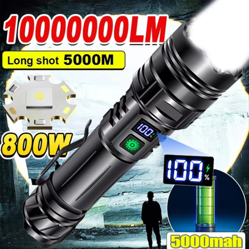 High Power LED Flashlight USB  – Edc Carry Pen recenzja i cena