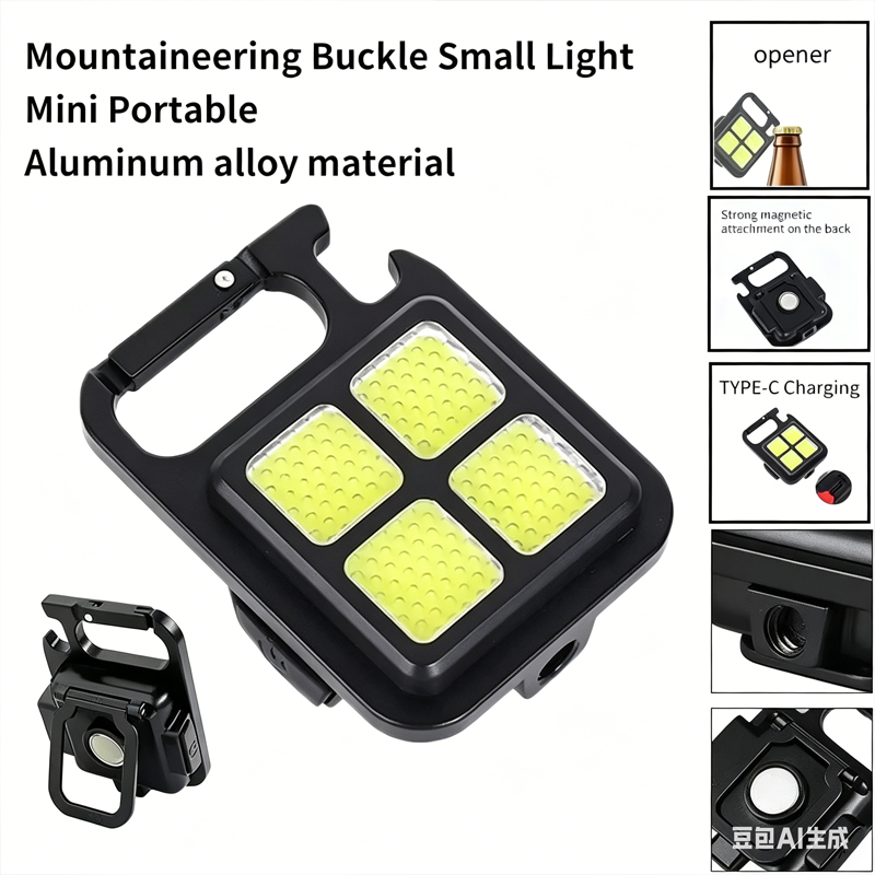 4 Lamp Beads Outdoor Strong Li – Keychain Flashlight recenzja i cena