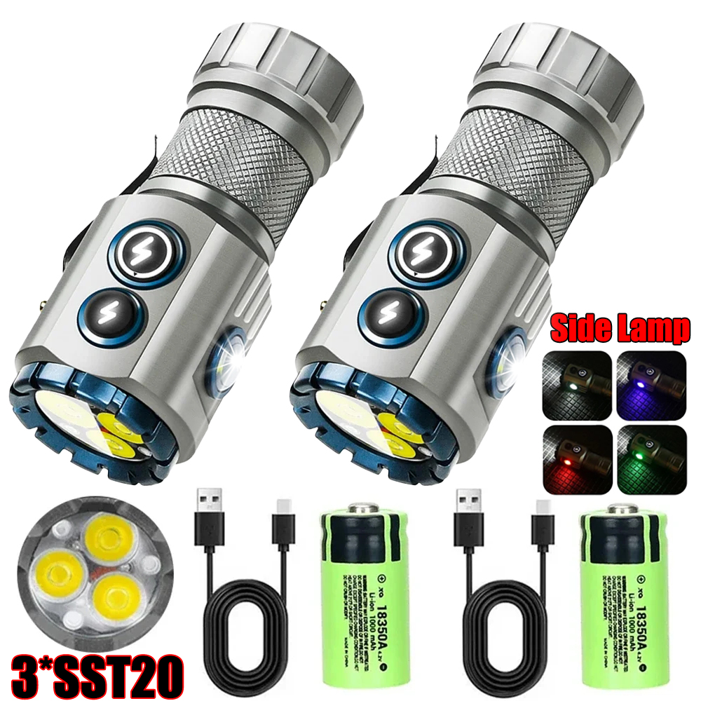 Powerful 2000LM EDC Flashlight – Edc Daily Carry recenzja i cena