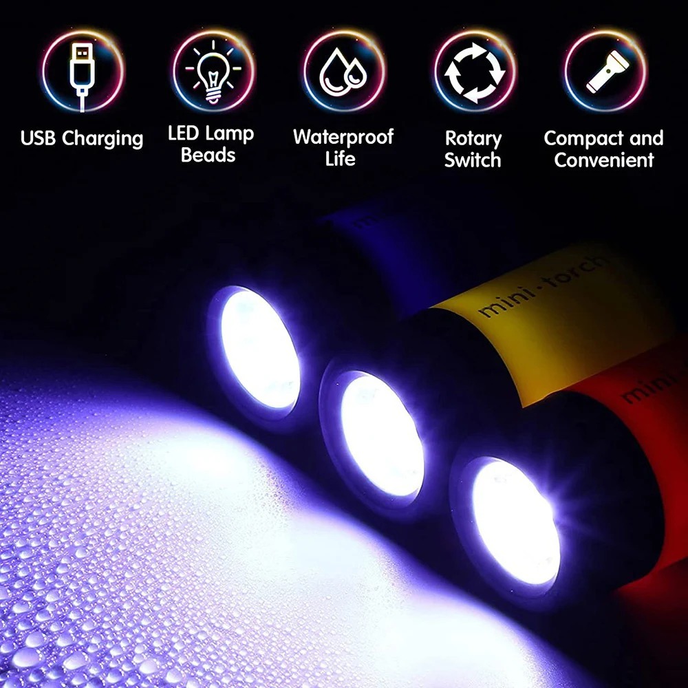 USB Rechargeable Camping Mini  – Keychain Flashlight recenzja i cena