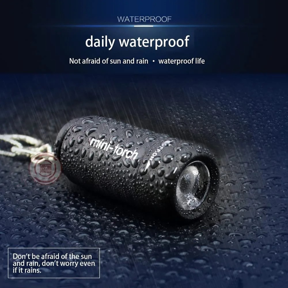 USB Rechargeable Camping Mini  – Keychain Flashlight recenzja i cena