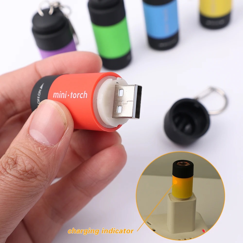 USB Rechargeable Camping Mini  – Keychain Flashlight recenzja i cena