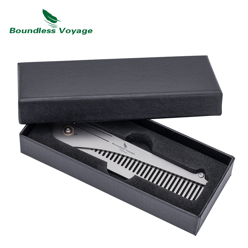 Boundless Voyage Titanium Fold – Comb Pocket Titanium recenzja i cena