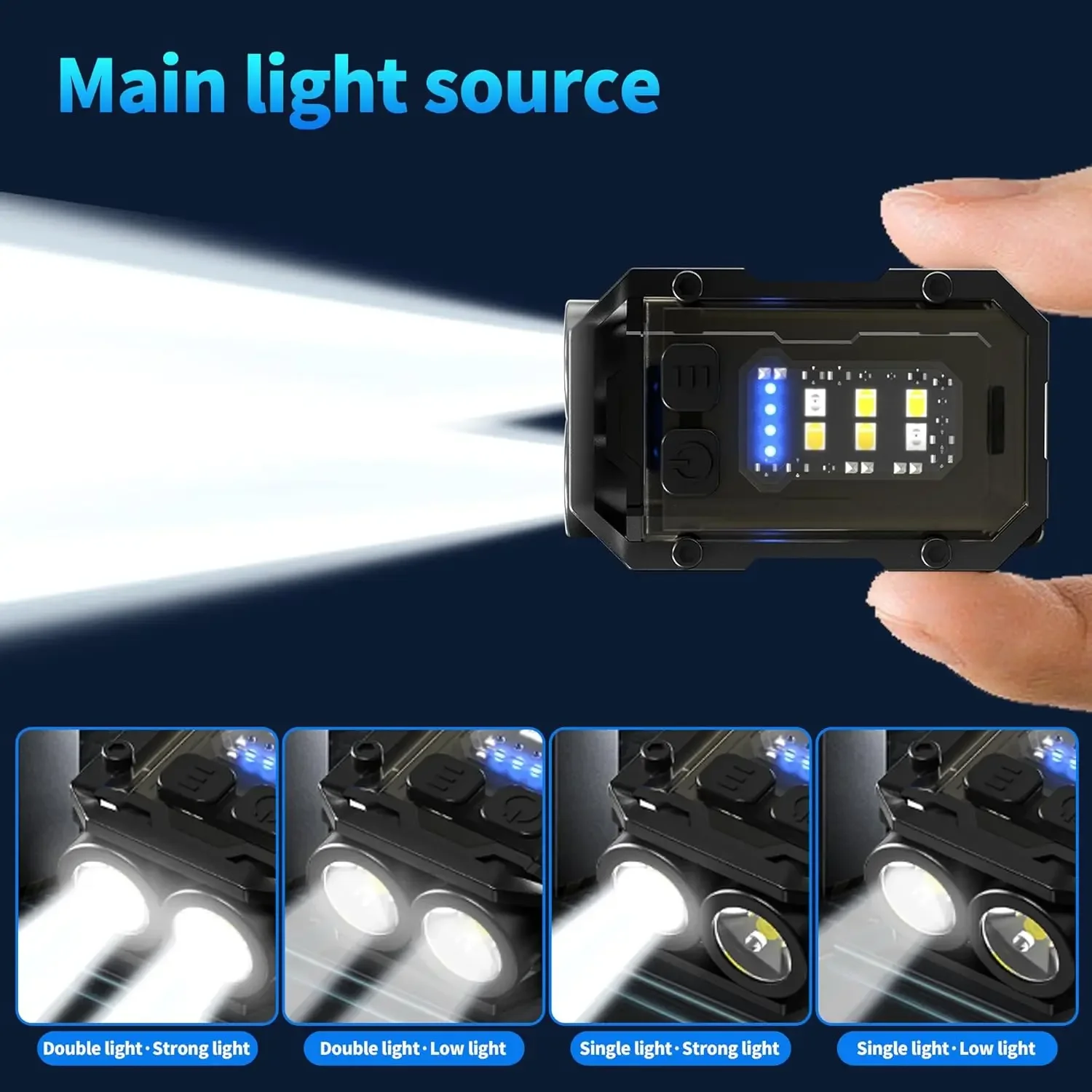 Mini COB Keychain Flashlight,C – Keychain Flashlight recenzja i cena