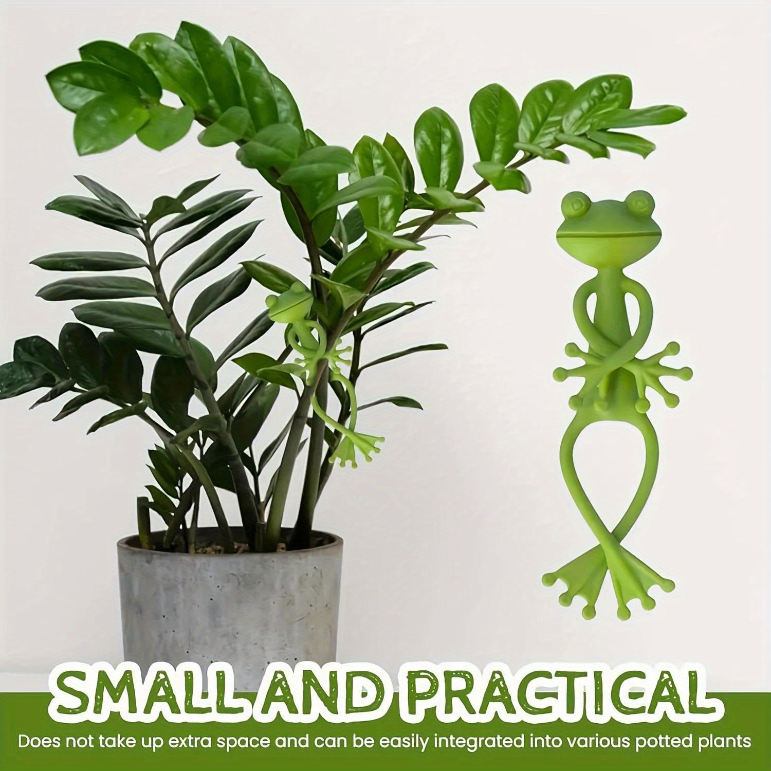 6pcs Frog Shaped Plant Tie Reu – Gear Tie Reusable recenzja i cena
