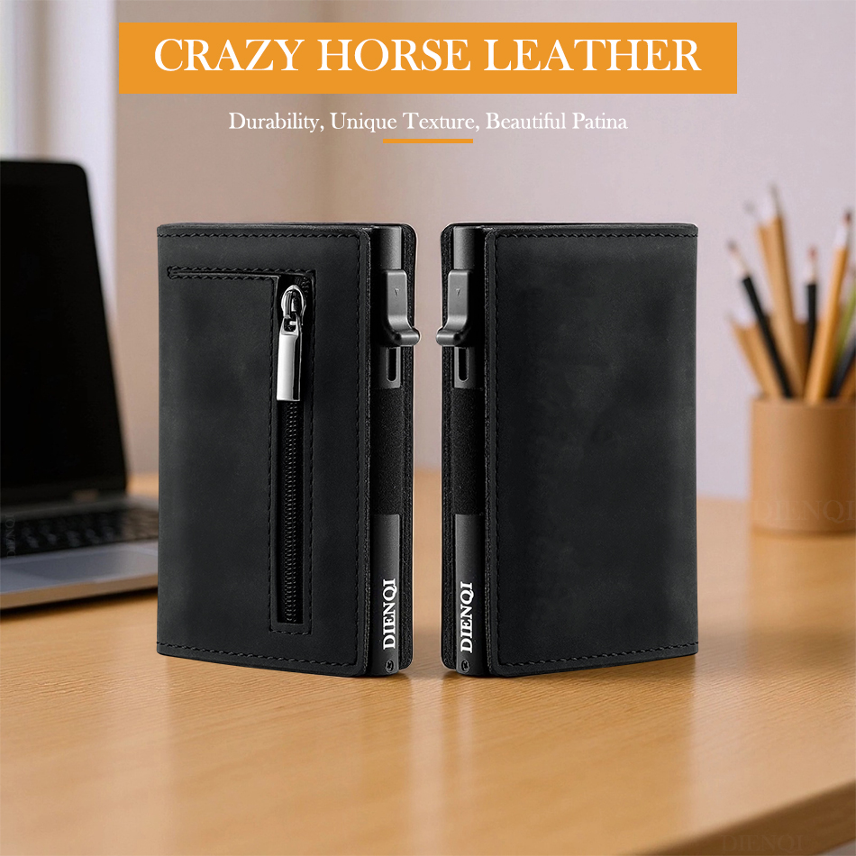 Cowhide Credit Card Holder Gen – Money Clip Magnetic recenzja i cena