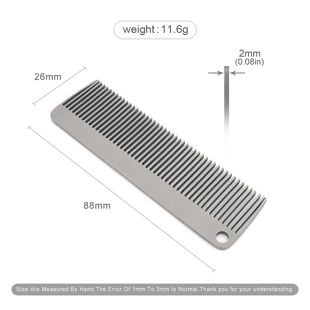 Portable Comb Titanium Alloy C – Comb Pocket Titanium recenzja i cena