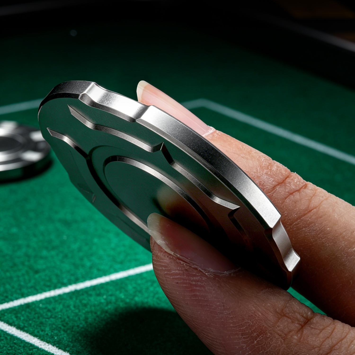 Titanium Alloy Poker Chip Fidg – Edc Carry Coins recenzja i cena