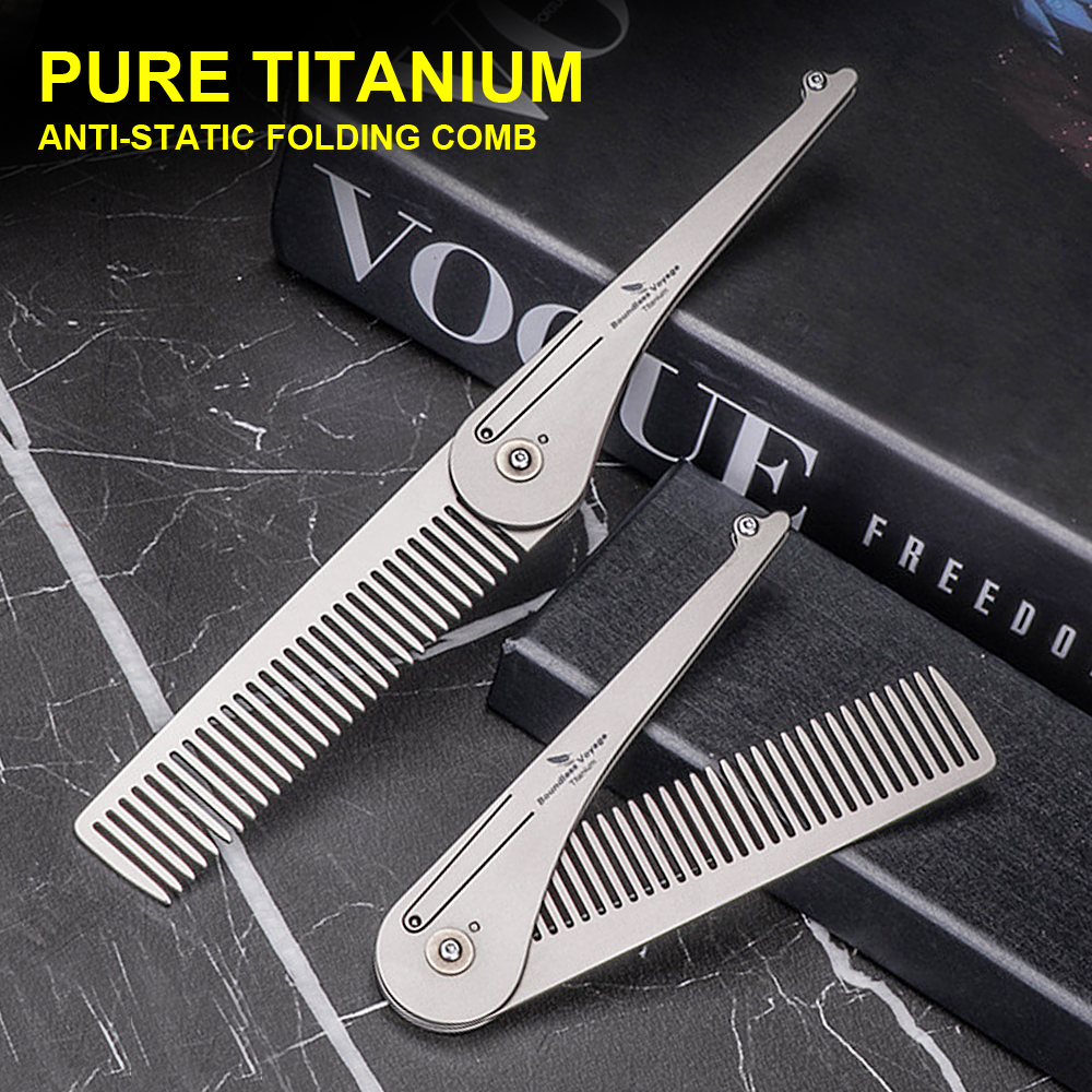Pure Titanium Anti-Static Fold – Comb Pocket Titanium recenzja i cena